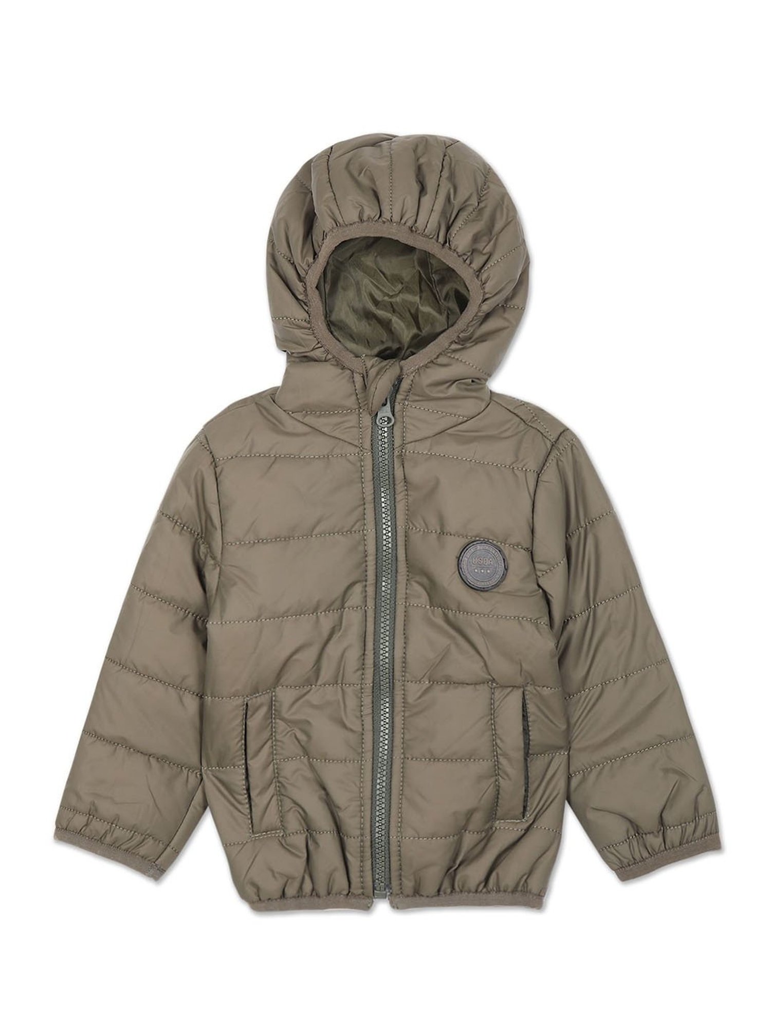 Kate & Oscar Kids White Regular Fit Full Sleeves Jacket