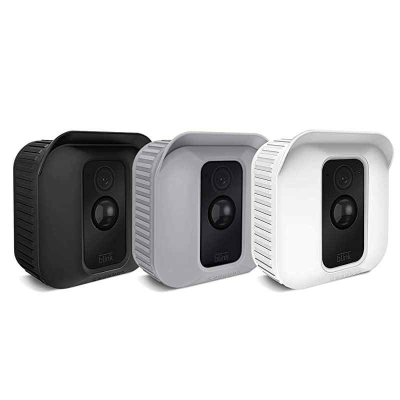 Silicone Skin for Blink XT2XT Camera 3 Pack Premium Silicone UV Weather Resistant Protective Case Cover for Blink XT2 XT Home Security Indoor Outdoor Came Black White Gray