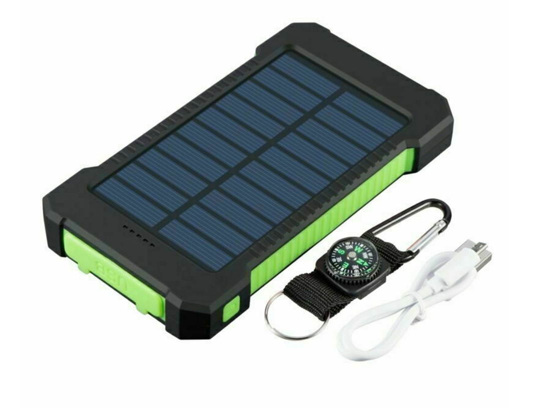 Solar Power Bank 10000mAh Double USB Solar Batterycharger External Battery Portable Charger Bateria Externa Pack for smart phone