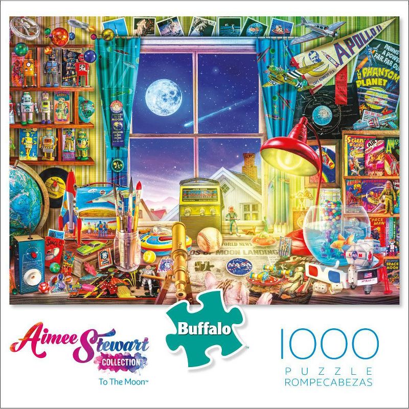 Buffalo Games Aimee Stewart: To The Moon Jigsaw Puzzle - 1000pc