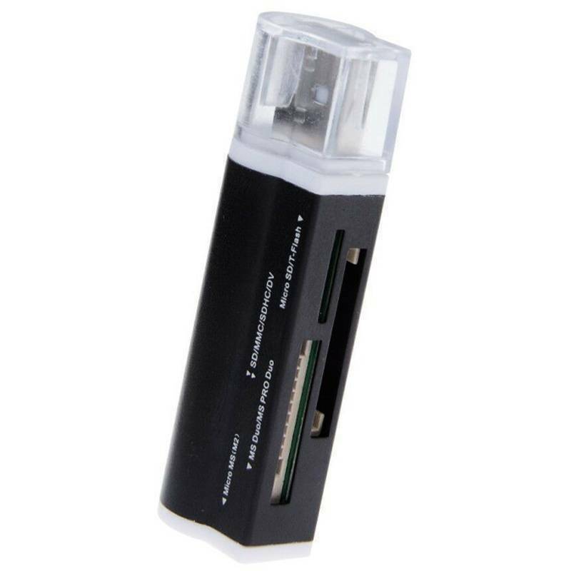 All in One all in 1 USB Memory Card Reader Adapter for micro MS (2) / MS Duo / MS PRO Duo / SD / MMC / SDHC / DC / micro SD/ T-Flash