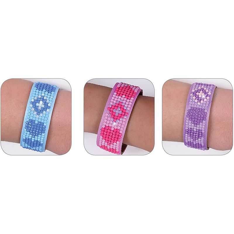 Diamond Dotz Diamond Bracelets Facet Art Kit 1"X9"-Assorted Love 3/Pkg