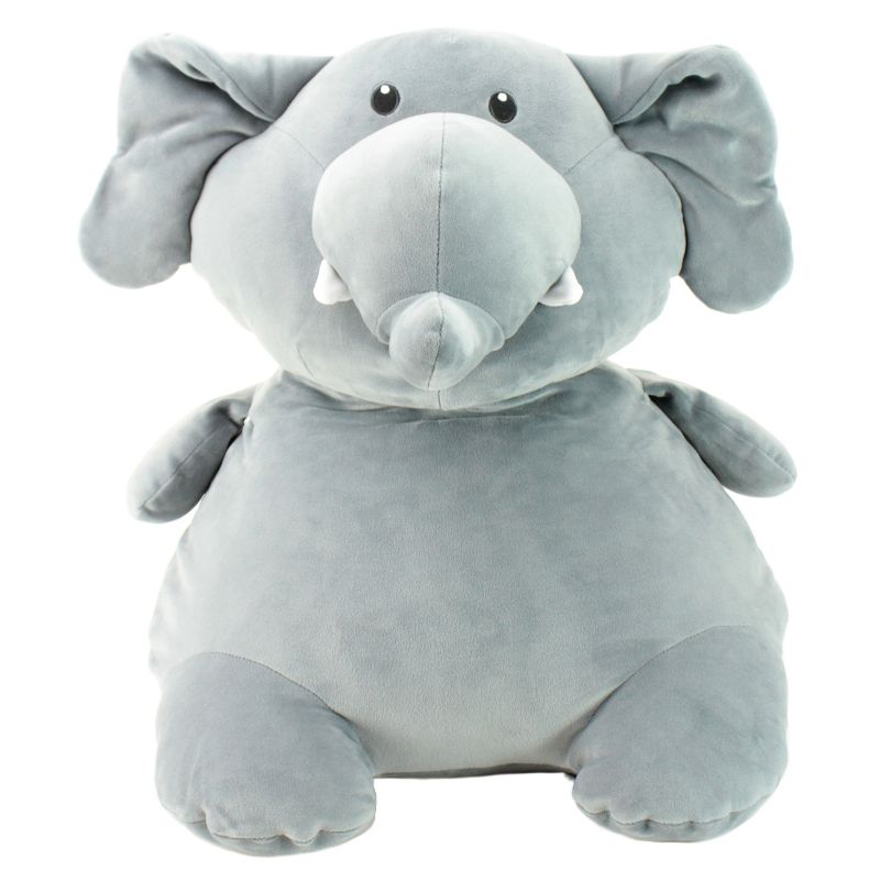 Animal Adventure Squeeze with Love Jumbo Stud Muffin Elephant 20.5" seated Stuffed Animal