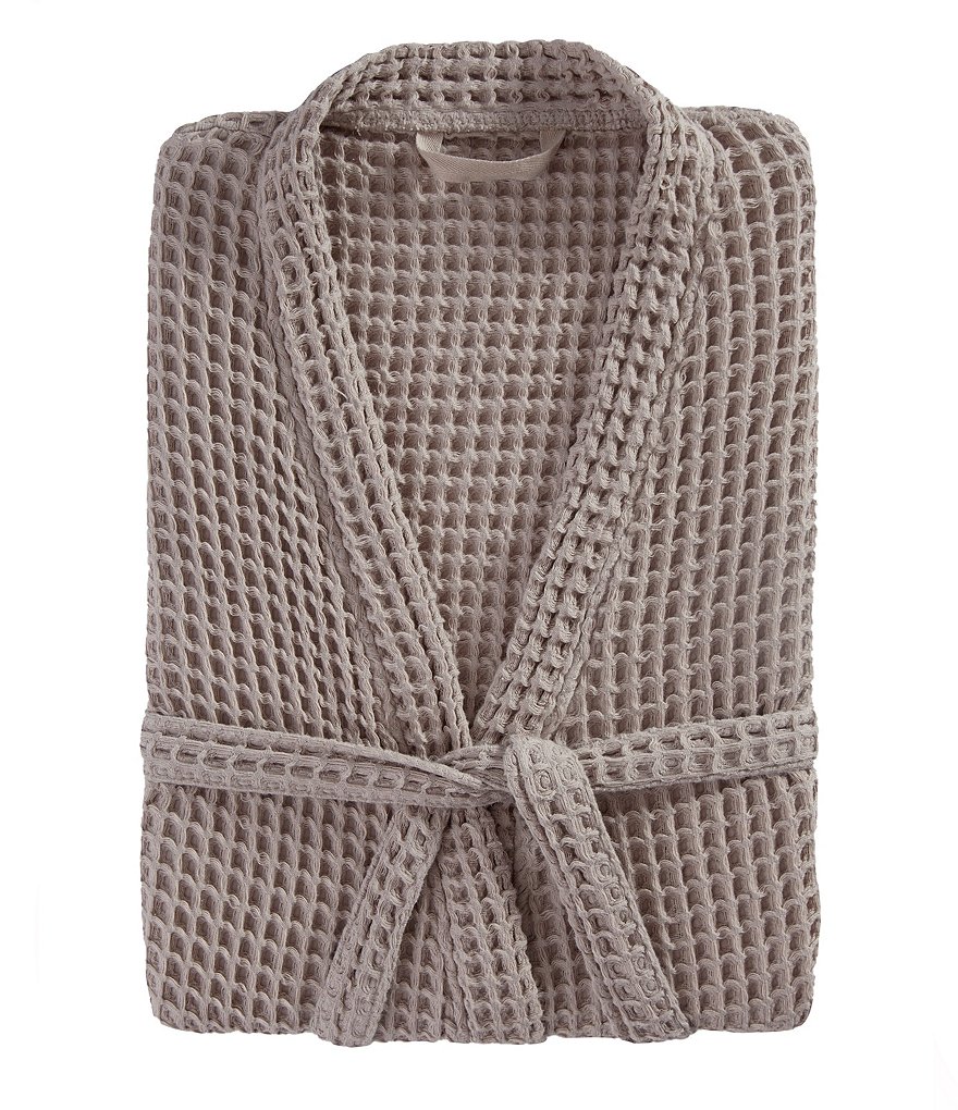 Kassatex Plush Women's Waffle Weave Robe