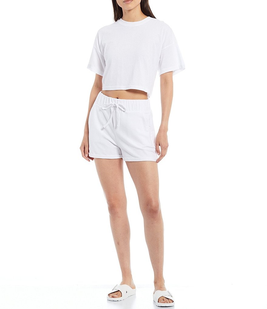 Gianni Bini Alex French Terry Knit Pull-On Coordinating Sweat Shorts