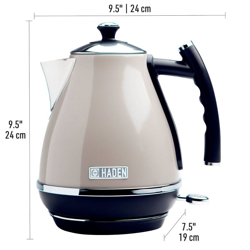 Haden Cotswold 1.7L Stainless Steel Electric Kettle - Beige