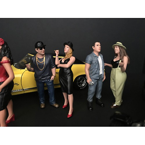 "Hanging Out" Series II 8 piece Figurine Set for 1/18 Scale Models by American Diorama