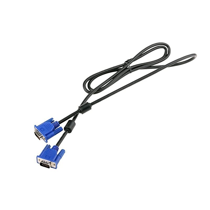 15Pin 5FT Gold Plated DB15 VGA Male to Male Monitor Cable VGA to VGA,HD| Blue| 1.5 Meters