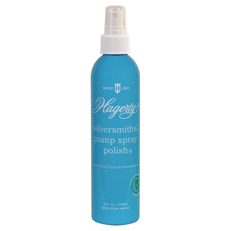 Hagerty Silversmiths' Pump Spray Polish (8 ozs) with R-22 tarnish preventative