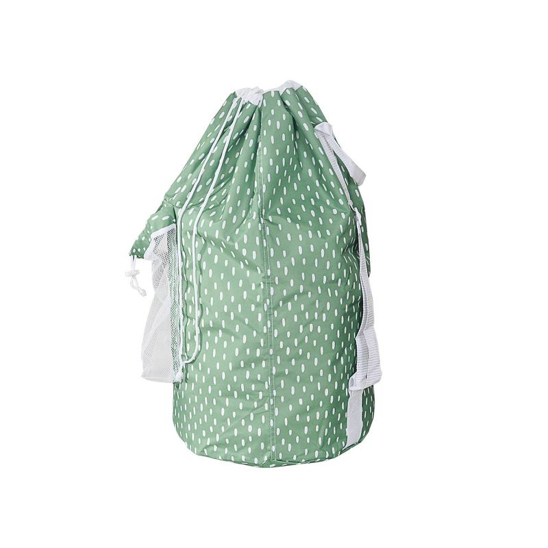 Backpk Laundry Bag Pebble Dot Coral - Room Essentials™