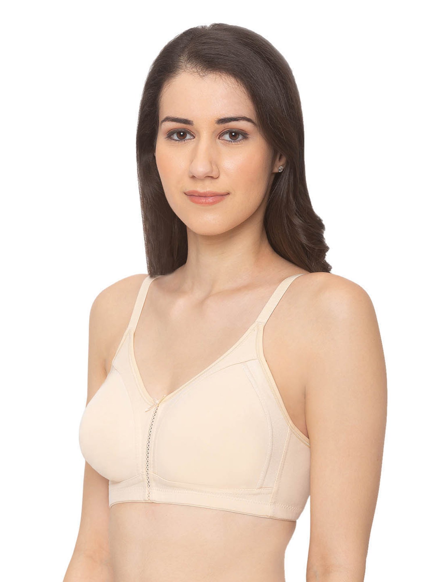 Candyskin Beige Non Wired Non Padded Full Coverage Bra