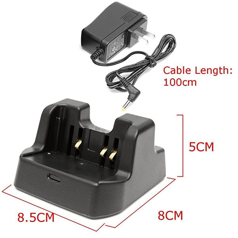 Desk Charger Liion Battery Rapid Charger for CD41 Yaesu VX8R VX8E VX8DR VX8DE VX8GR FT1DR FT1DR FT2DR FT3DR Radio