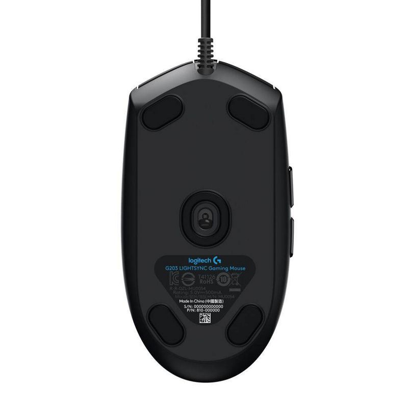 Logitech G203 Gaming Mouse - Black (910-005790)