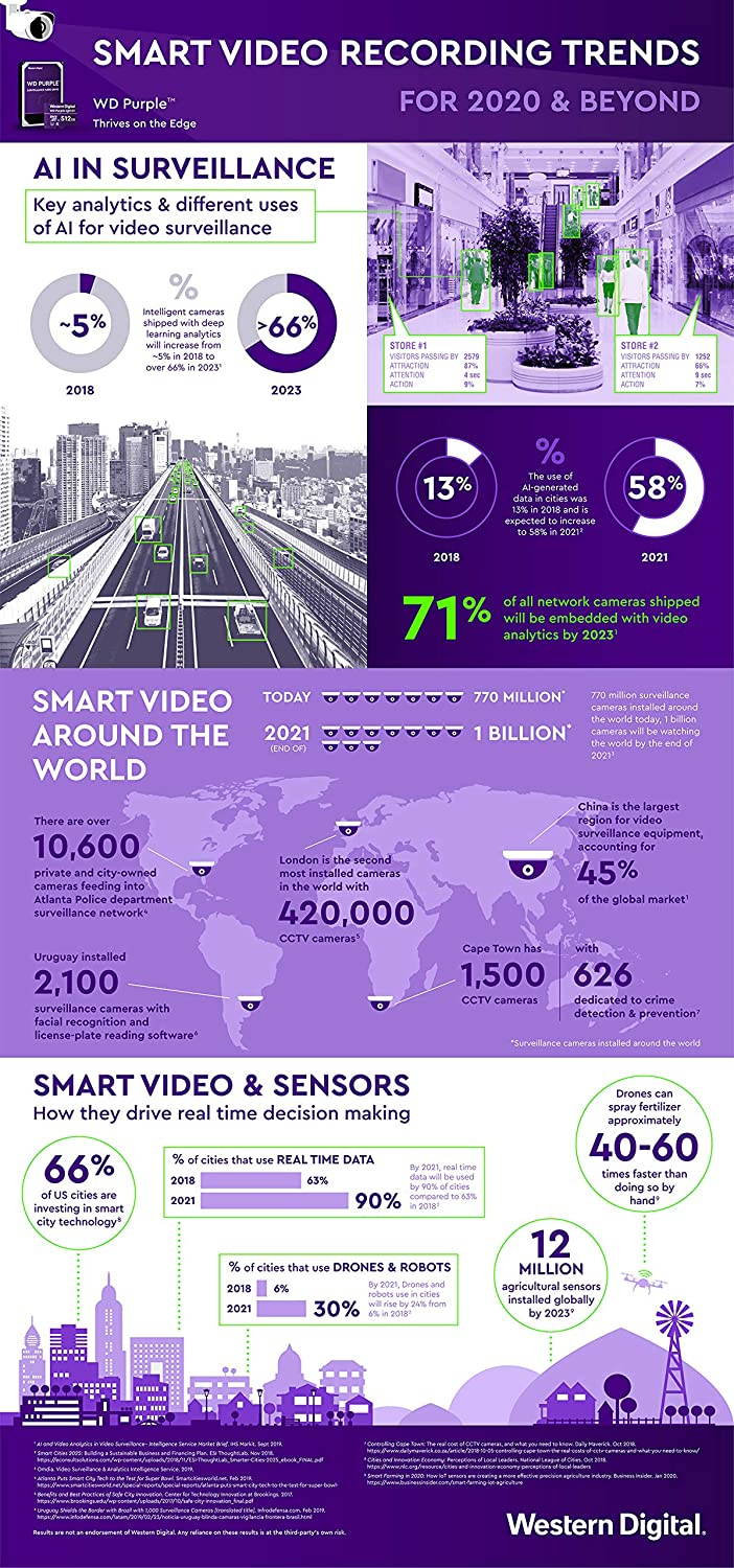 Western Digital - WDD512G1P0C - WD Purple WDD512G1P0C 512 GB Class 10/UHS-I (U1) microSDXC