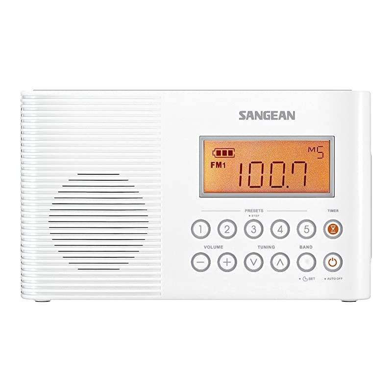 H201 Portable AMFMWeather Alert Digital Tuning Waterproof Shower Radio