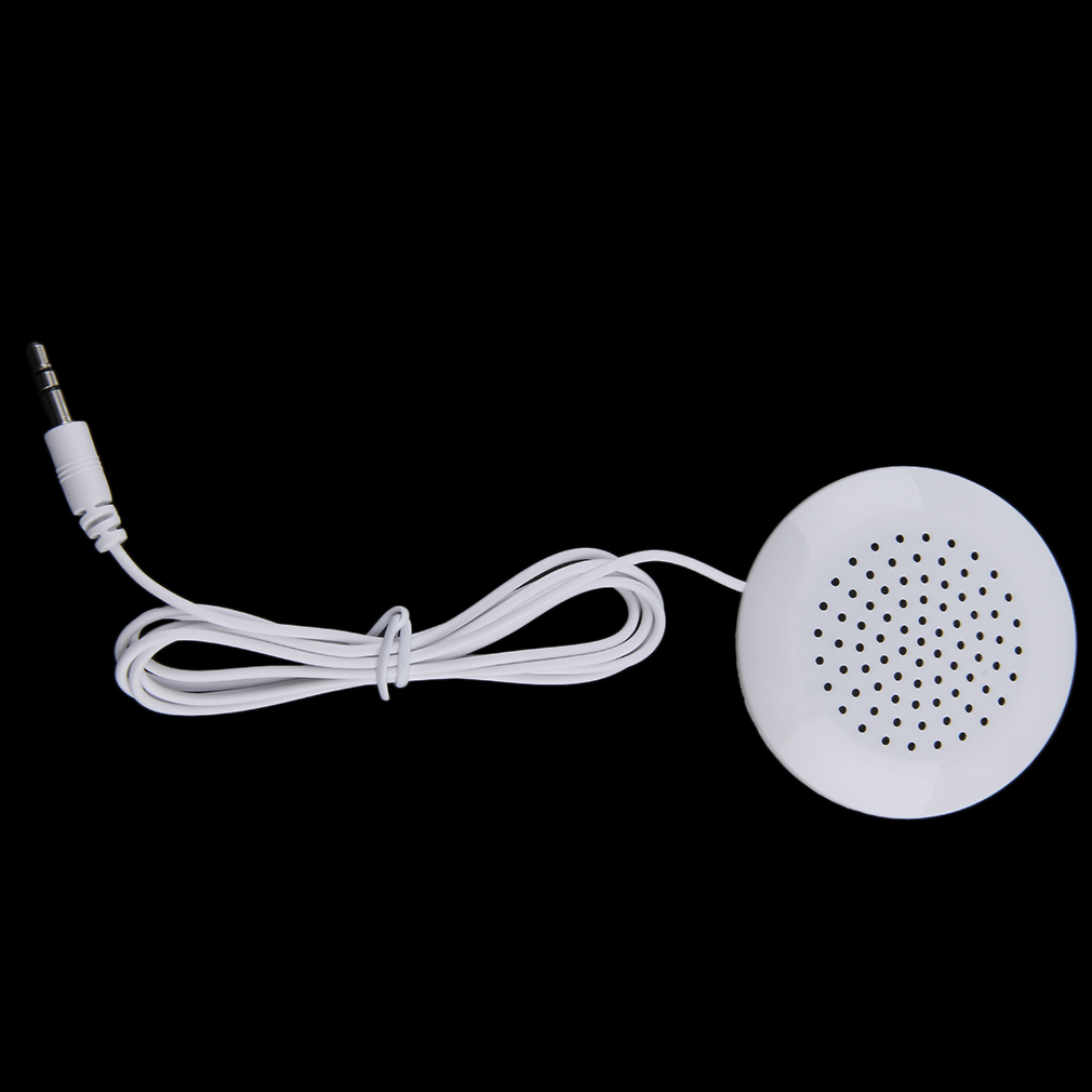 F06085 Mini 3.5mm Pillow Speaker for MP3 / MP4 Music Player Color White