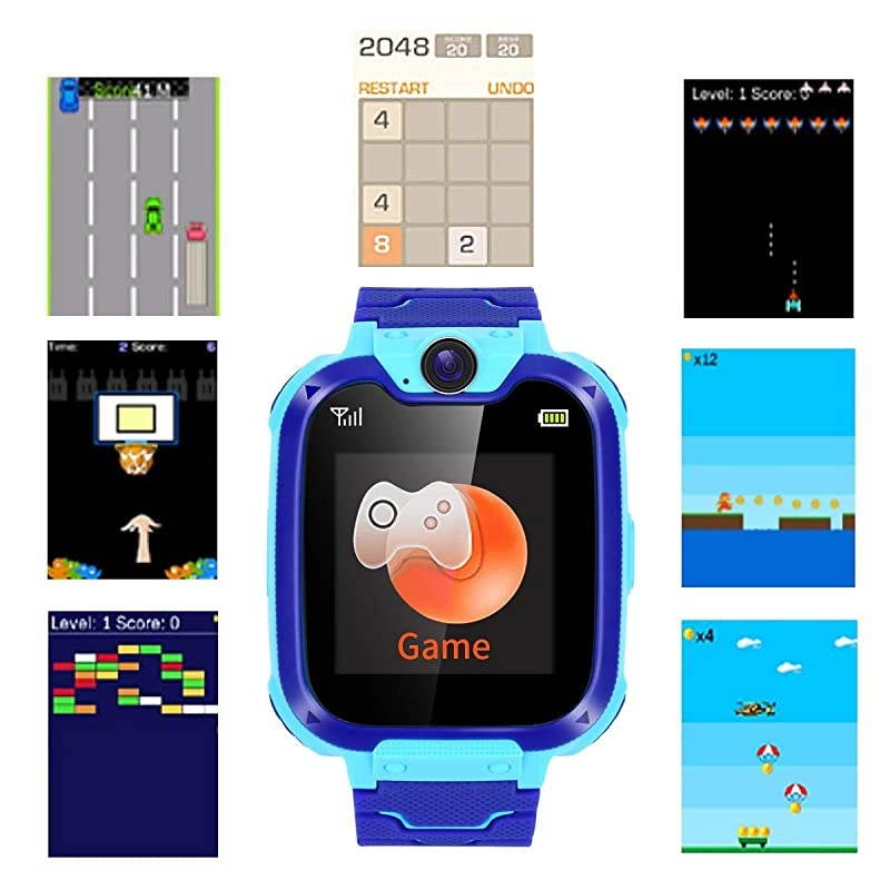 Smartwatch with SIM Card IncludedTwoWay Phone Call Games Camera Music Player 154 inch Touch Screen Boys GirlsChildren Birthday Gift