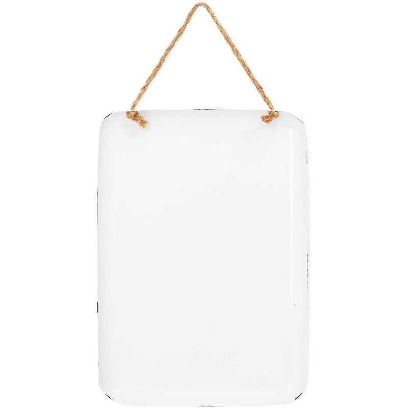 Farmlyn Creek Farmer's Market Rustic Metal Hanging Vintage Sign (11 x 8 In)