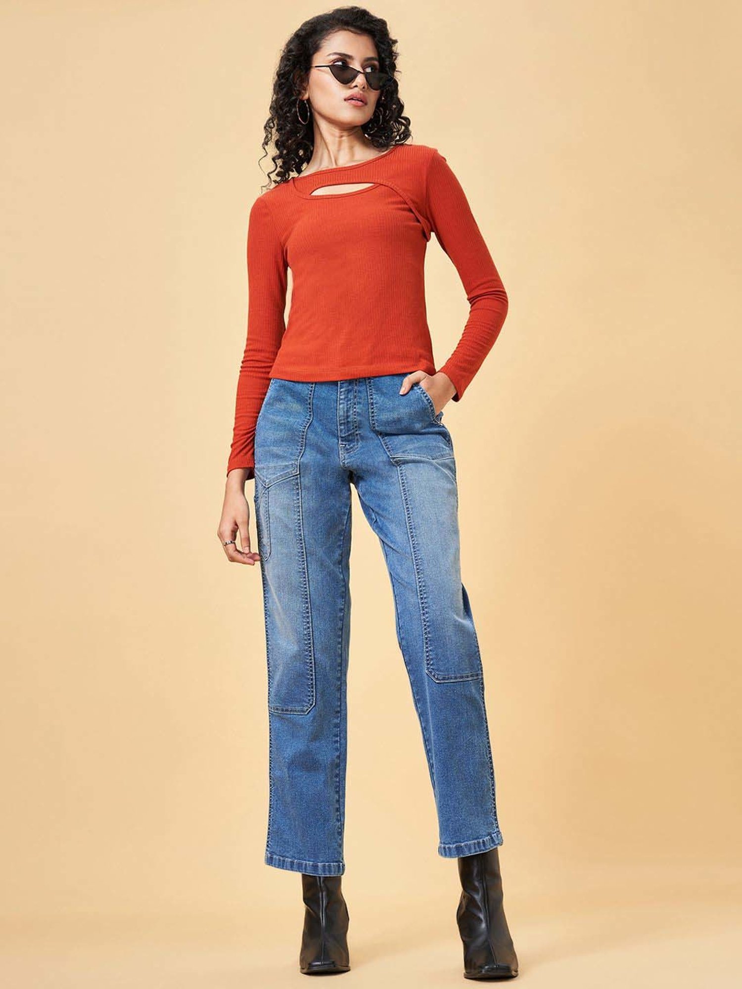 SF Jeans by Pantaloons Blue High Rise Jeans