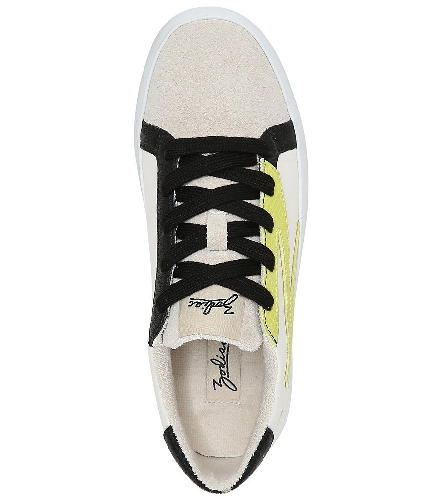 Kendall + Kylie Women's Anthracite Leopard EZORA 2.0 Low Top Lace Up Multi Sneakers