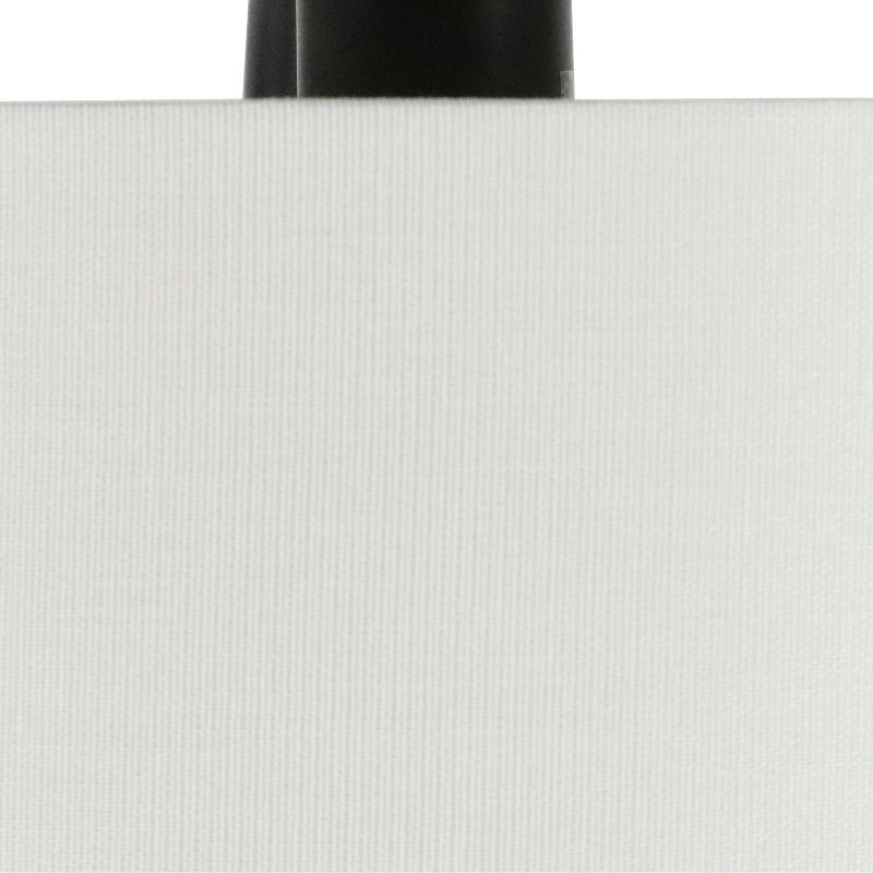 60" Asher Arc Floor Lamp Black - Decor Therapy