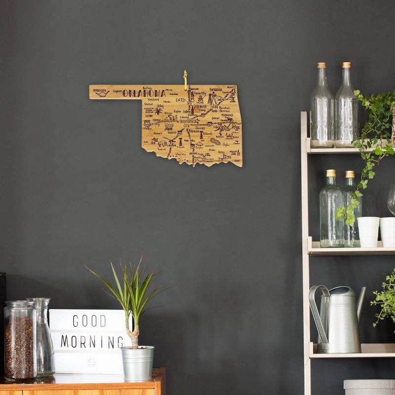 Totally Bamboo Destination Oklahoma Serving and Cutting Board