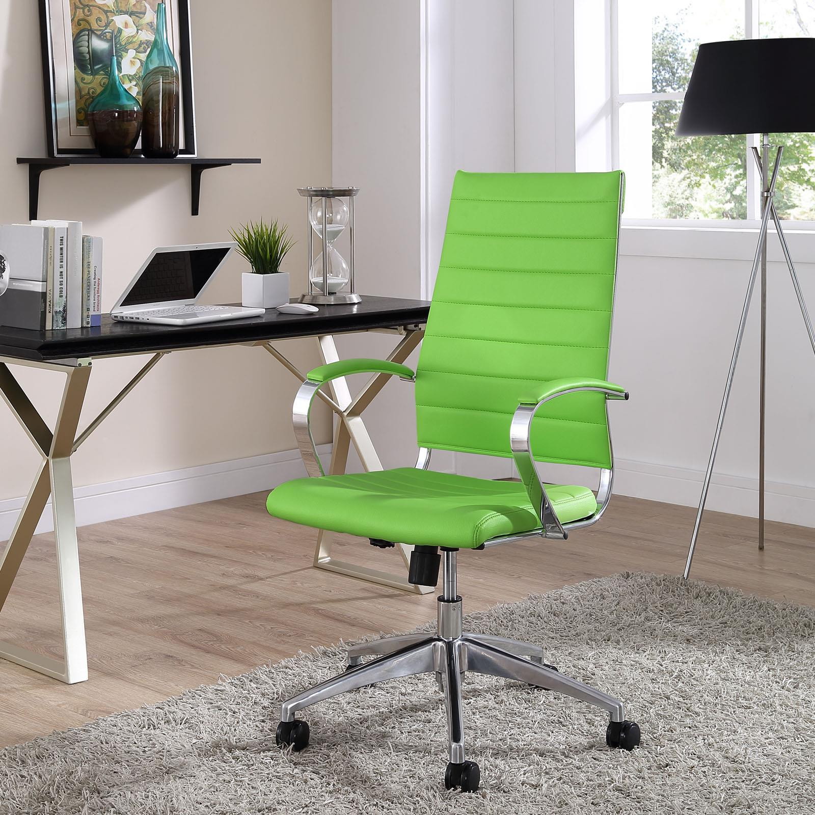 Jive Highback Office Chair in Bright Green