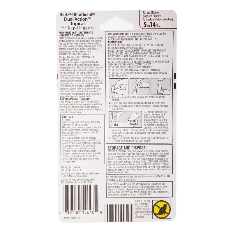 Hartz Dual Action Insect Prevention - S