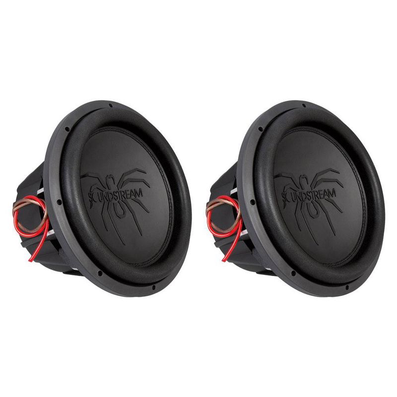 Soundstream T5.152 Tarantula T5 15 Inch 2600 Watt Max 2 Ohm Subwoofer (2 Pack)