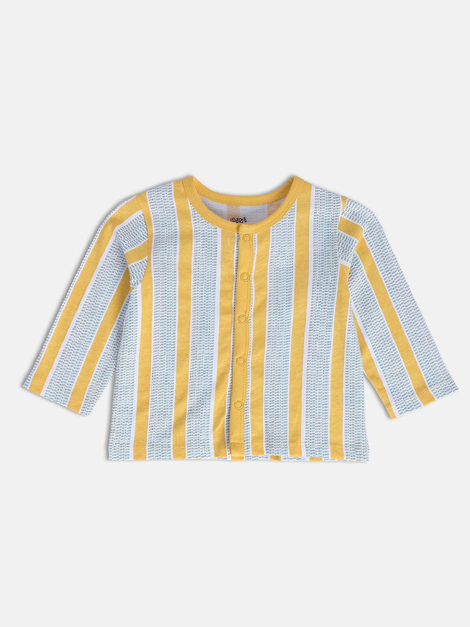 MINIKLUB Kids Multicolor Printed Full Sleeves Jhablas (Pack Of 3)