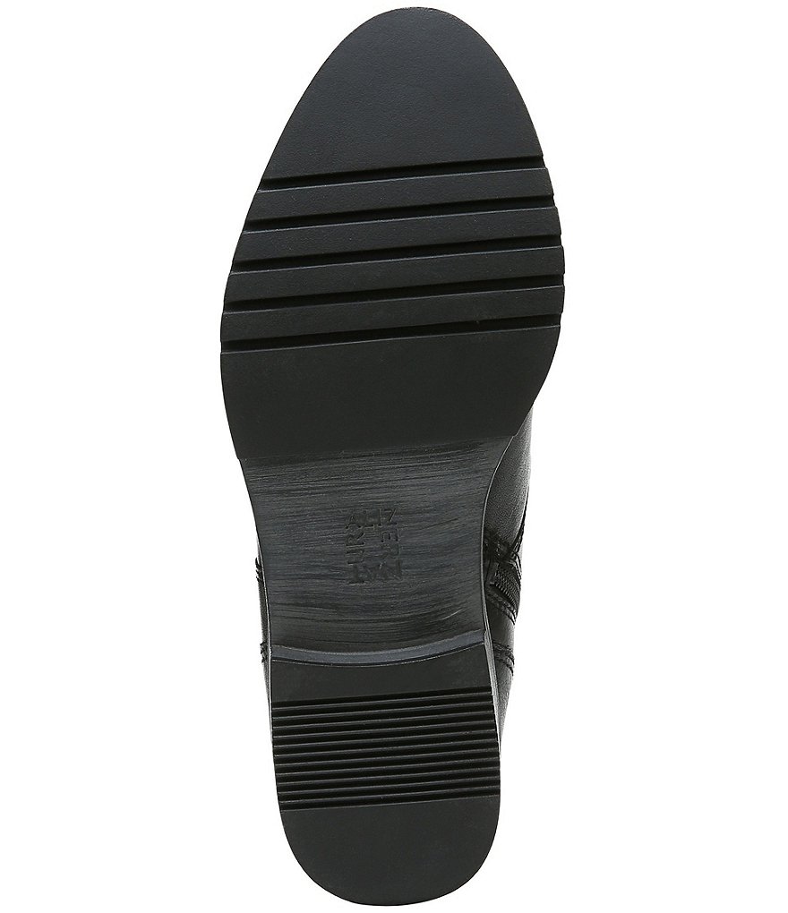 Naturalizer Sycamore Leather Moto Block Heel Booties