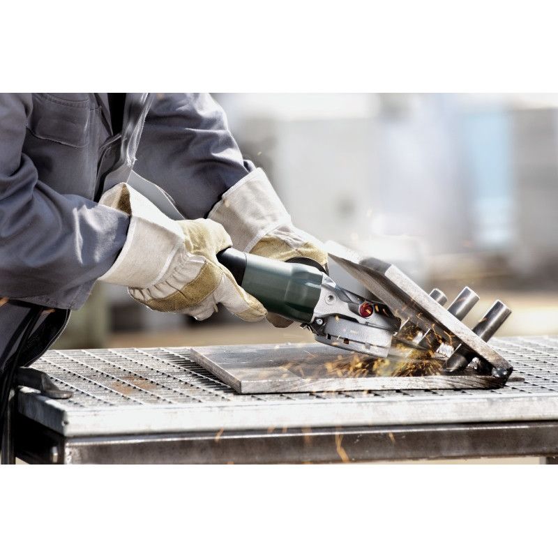 Metabo 613060420 WEF9 - 125 5 in. 8 Amp Pro Series Flat-Head Angle Grinder