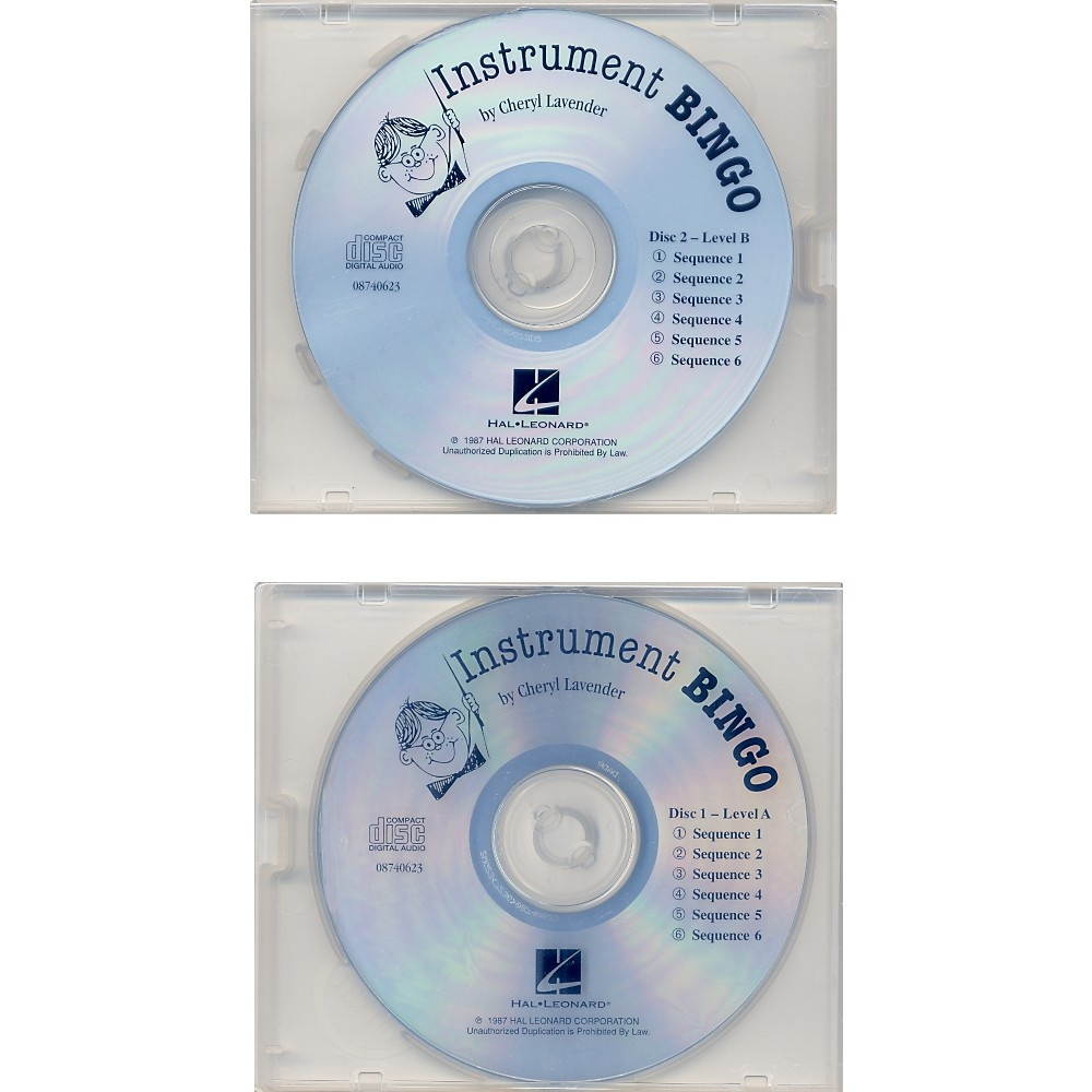 Hal Leonard Instrument Bingo Replacement Cd Set Of 2