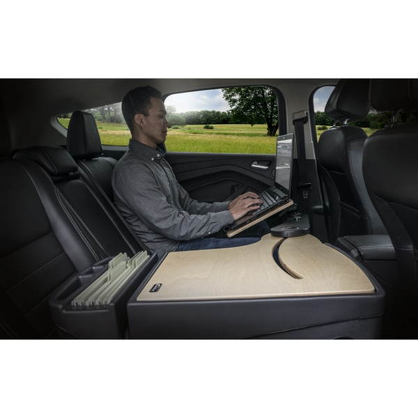 AutoExec AUE18020 AutoExec AUE18020 Reach Desk Back Seat Car Desk Birch Finish with Built-in 200 Watt Power Inverter and Printer Stand
ReachDeskS-01 BS Printer Elite
