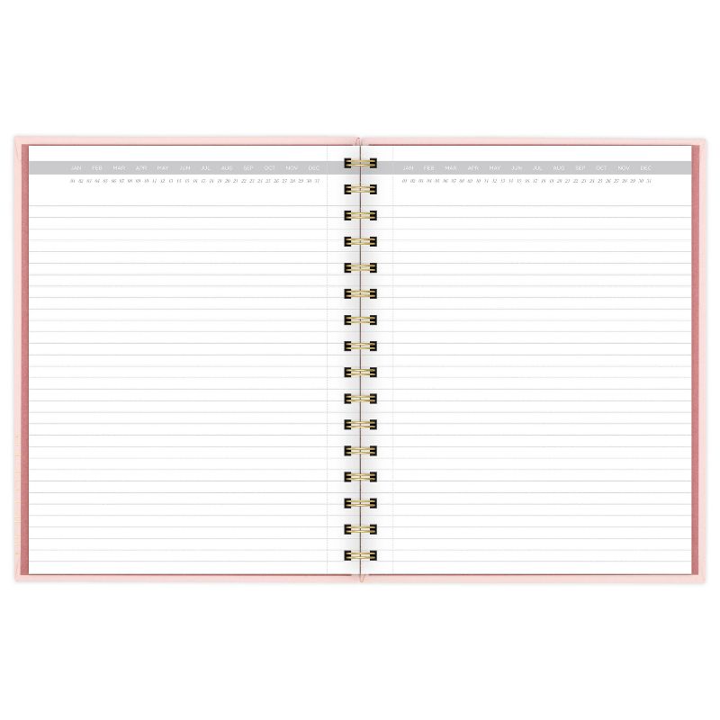 80 sheet 1 Subject Spiral Notebook 8.25"x5.75" Hardcover Petal Pink - Cambridge