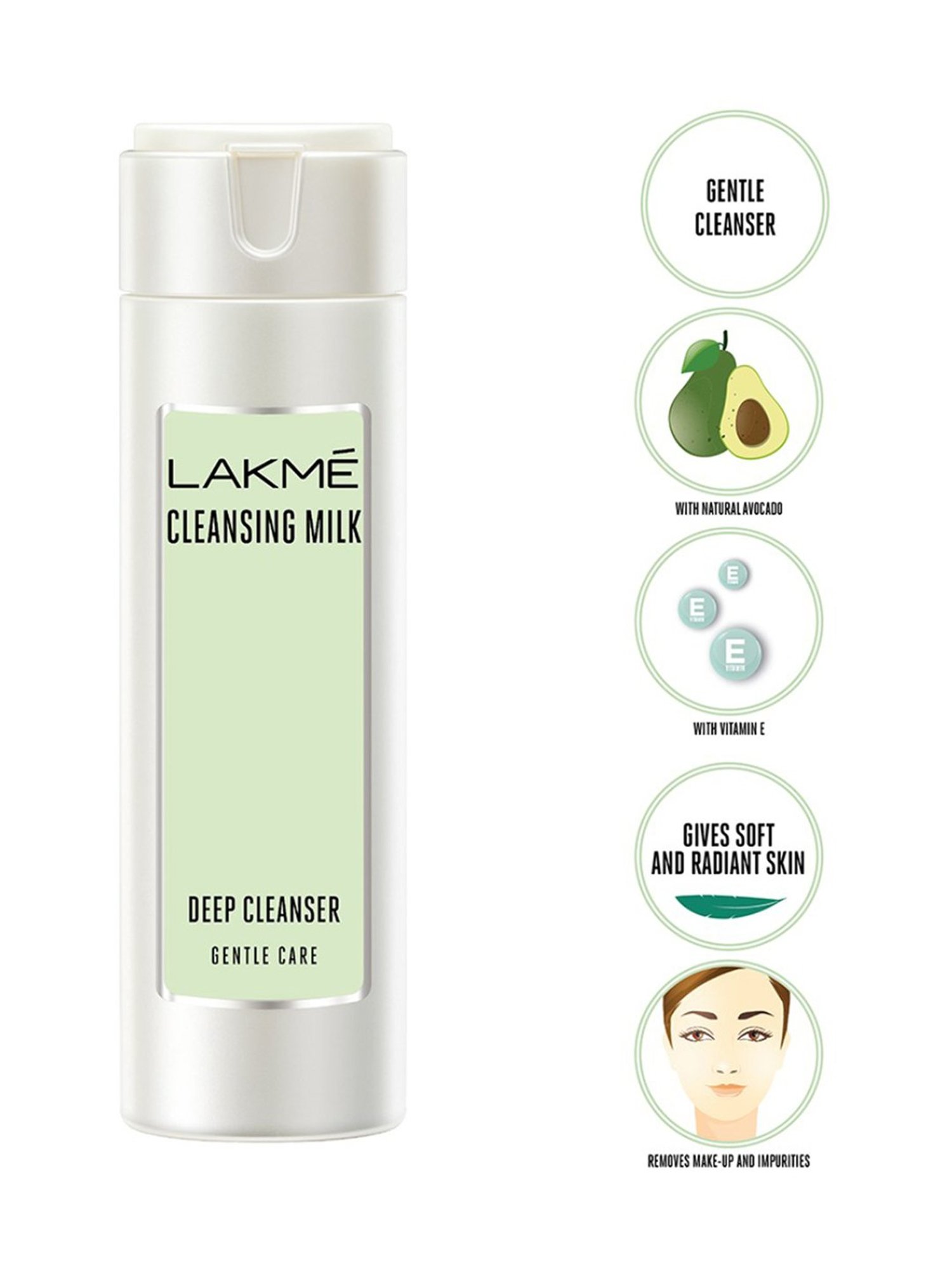 Lakme Deep Cleanser Cleaning Milk - 120 ml