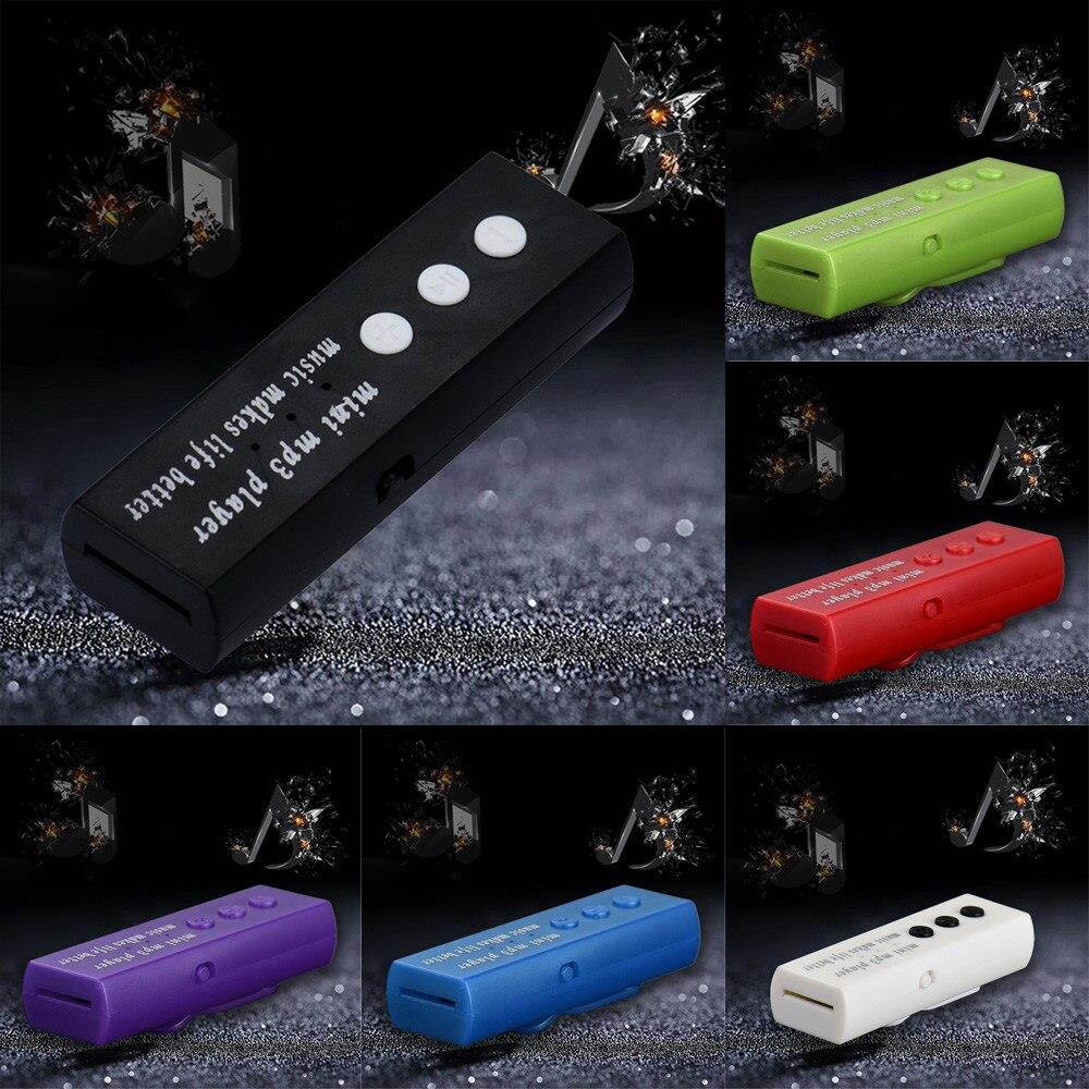 2018Hot MP3 Player Support 32GB TF Card Slot Digital  kids Audio MP3 Music Player Music Compact Mini USB MP3 Music Media Fashion