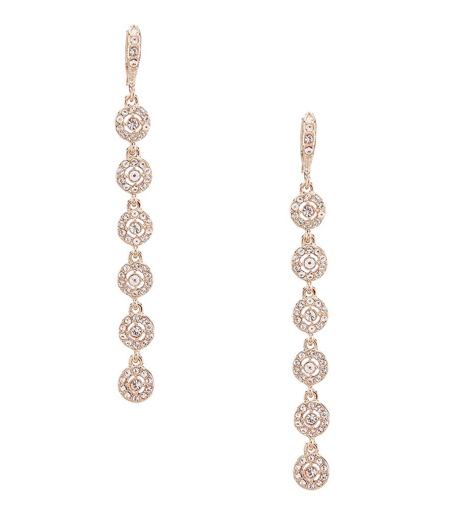 Givenchy Crystal Halo Linear Earrings