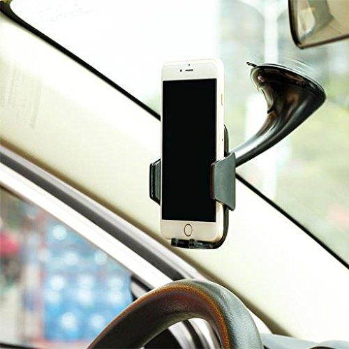 Premium Car Mount Holder Dash Windshield Cradle Window Rotating Dock Suction Compatible with LG V40 ThinQ