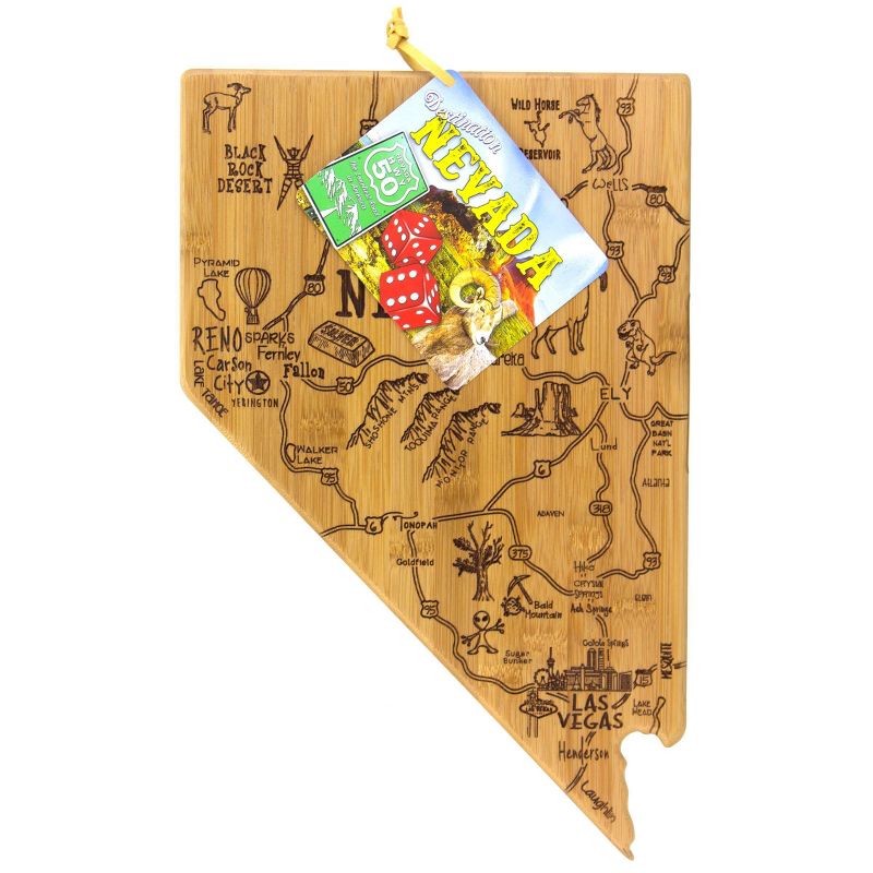 Totally Bamboo Destination Nevada Serving and Cutting Board