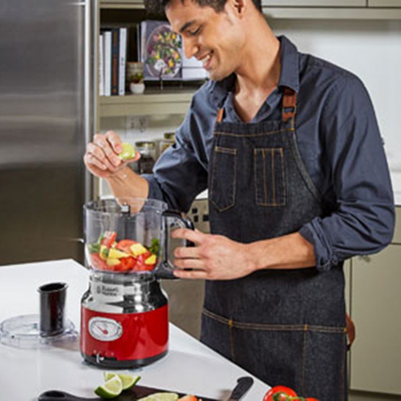 KitchenAid 2 Speed Pulsing Meal Prep Compact Mini Food Processor Chopper with 3.5 Cup Working Bowl, Contour Silver (Certified Refurbished)