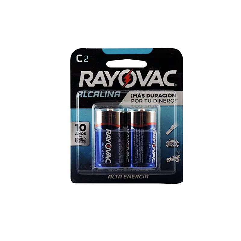 Alkaline C Batteries 8142F 2Pack
