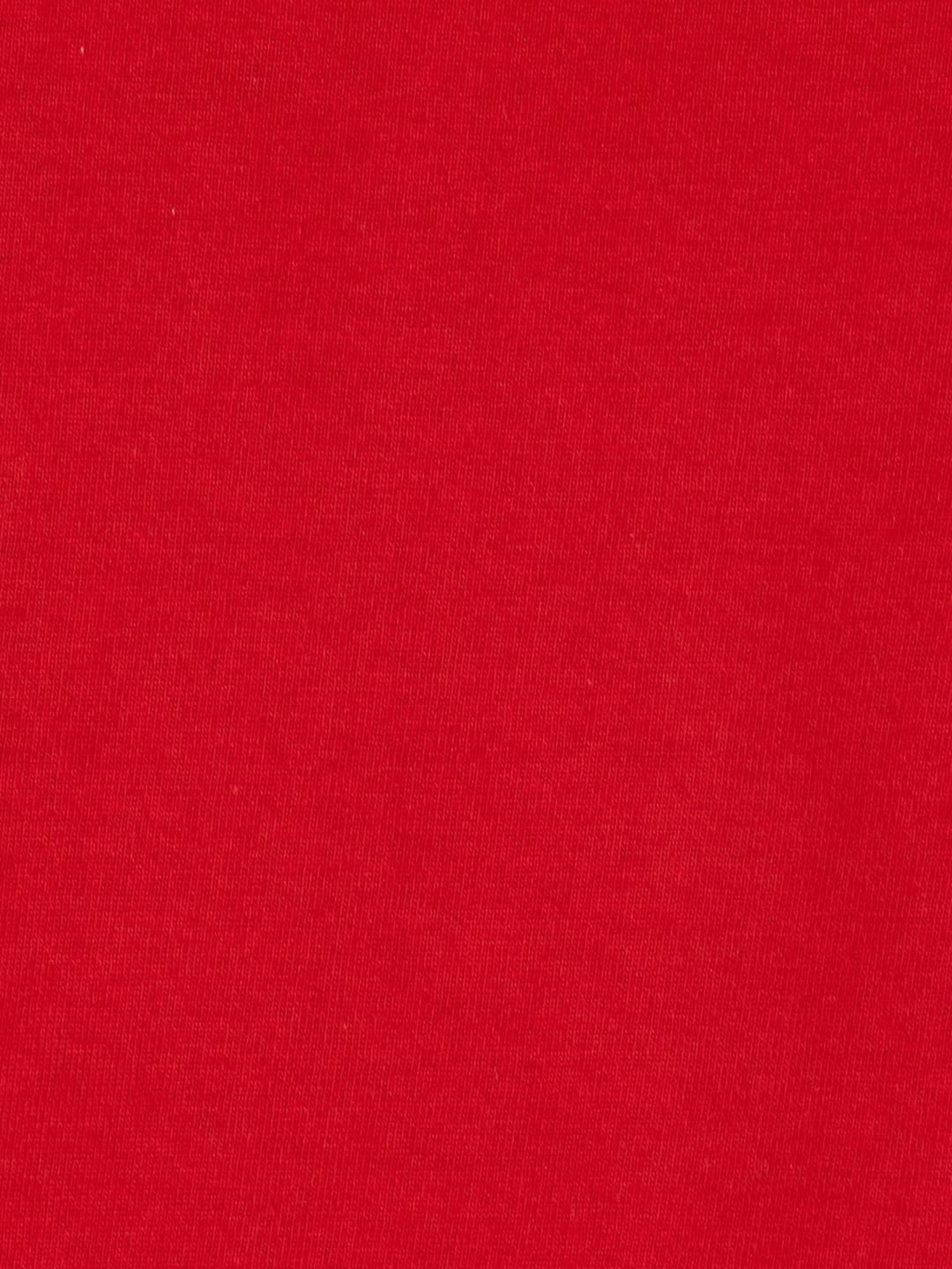 Juniors by Lifestyle Red & White Cotton Printed Tee