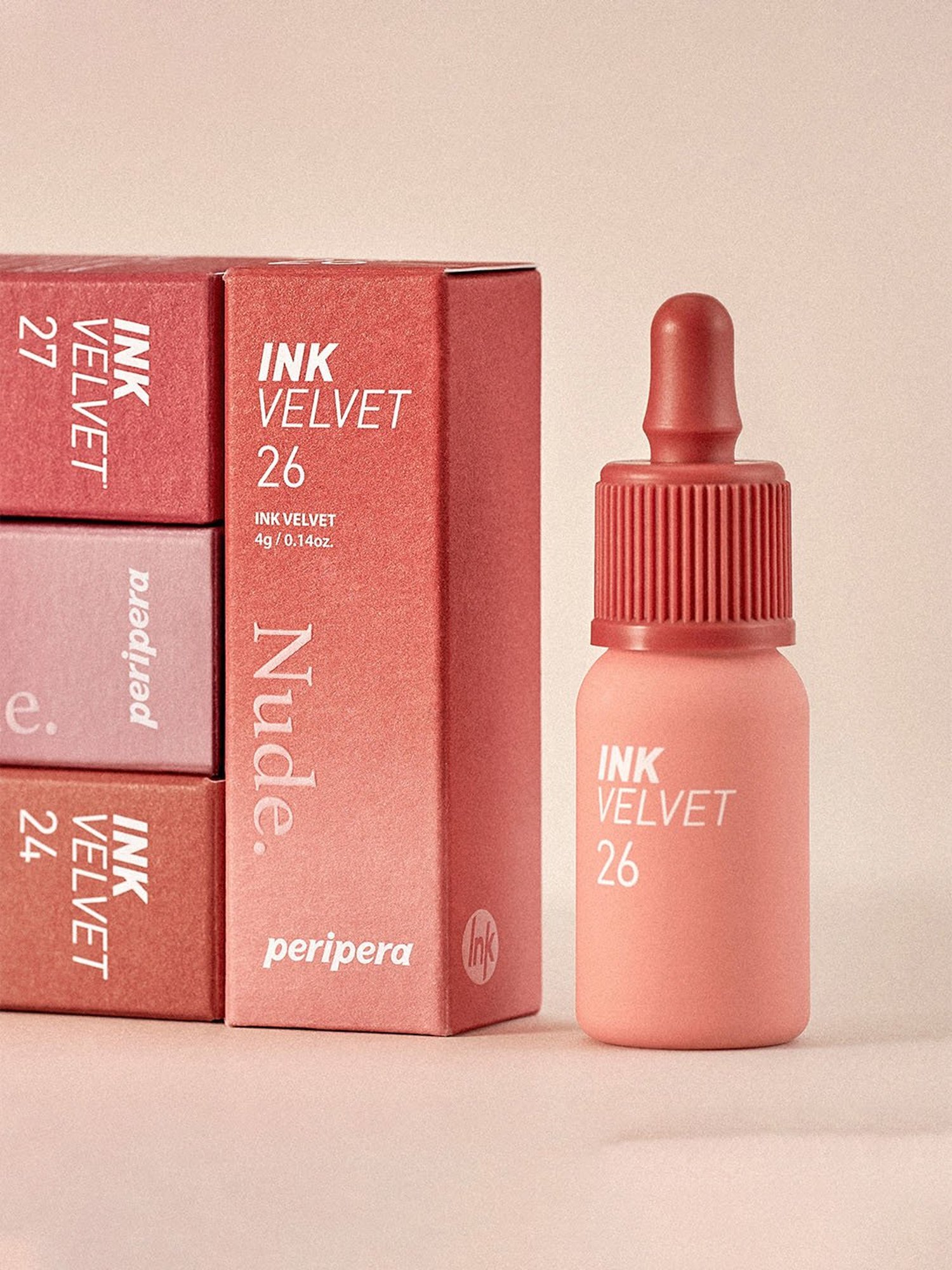 Peripera Ink Velvet 26 Well-Made Nude - 4 gm