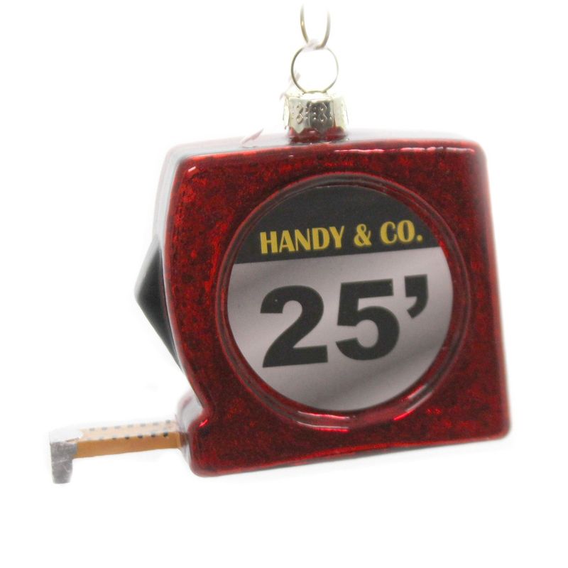 Holiday Ornament 2.75" Tape Measure Inches Feet Length Builder  -  Tree Ornaments