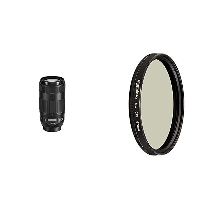 EF 70300mm f456 is II USM Lens and Circular Polarizer Lens 67 mm