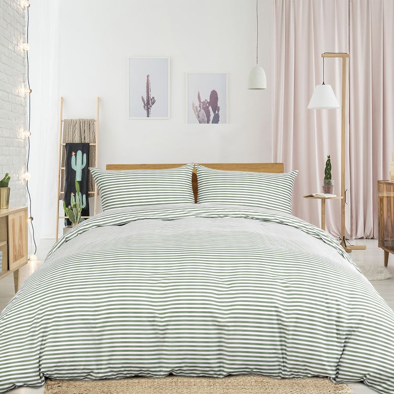 King Oakdale Duvet Cover Set Gray - Stone Cottage