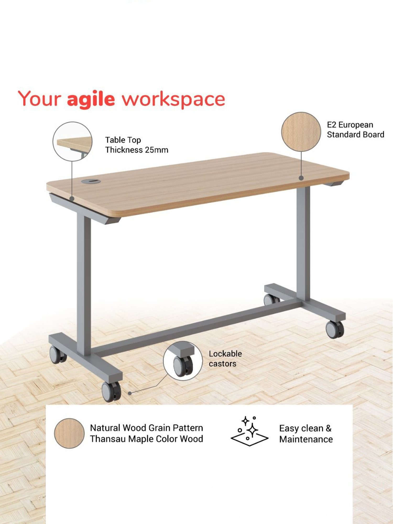 Durian Chaste Black Fabric Executive Chair