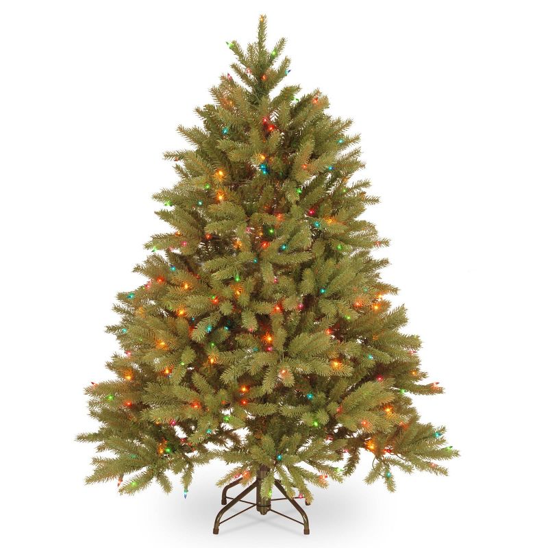4.5ft National Christmas Tree Company Jersey Frasier Fir Artificial Christmas Tree 350ct Multicolored