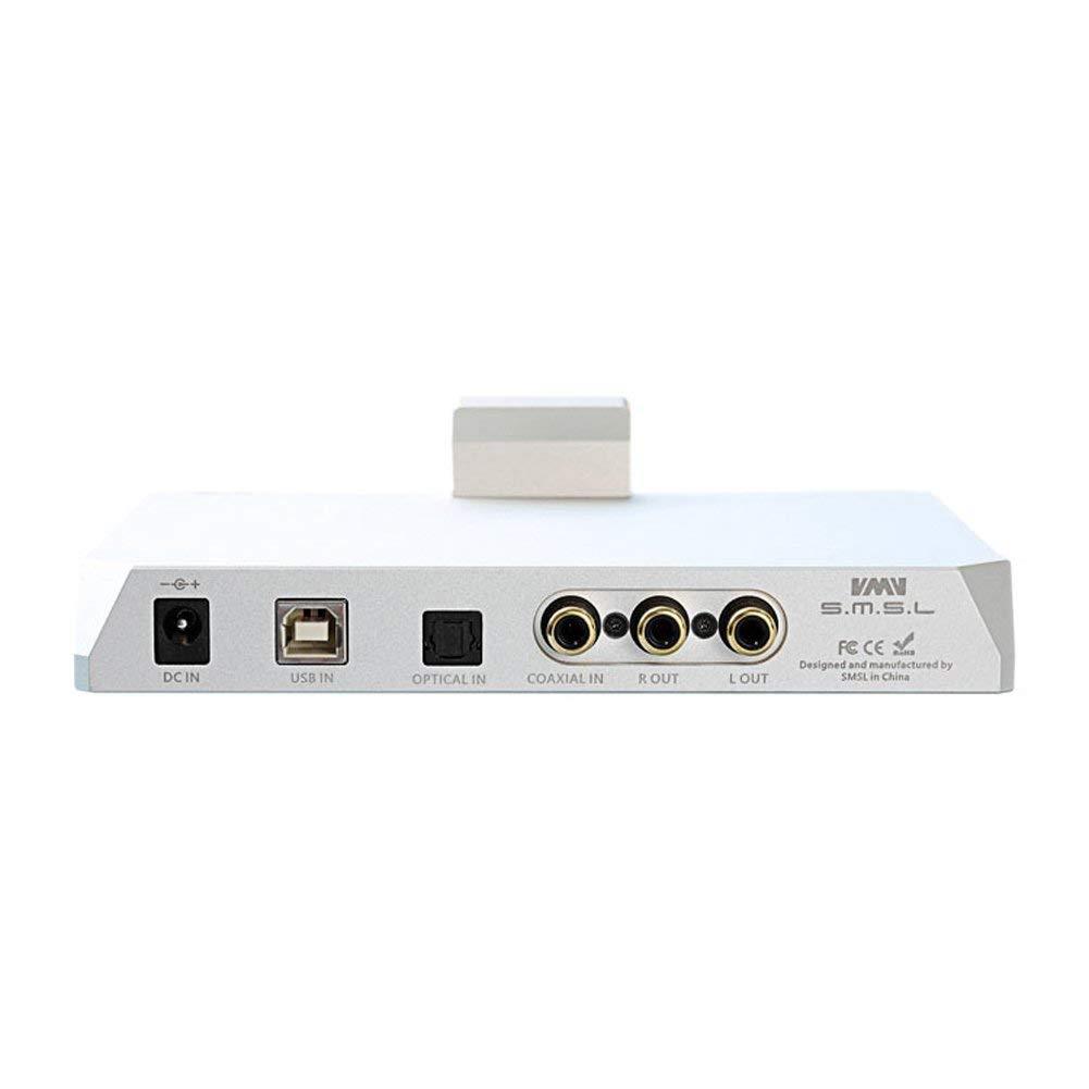 SMSL M9 32bit/768kHz DSD512 AK4490x2 XMOS HiFi Audio DAC Digital to Analog Converter, Balanced Headphone Amplifier with Optical Coaxial USB Input